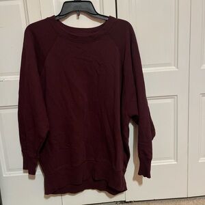 Aerie burgundy crewneck size medium